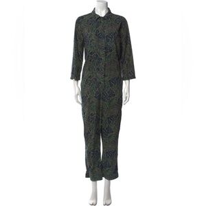 James Perse Leaf Printed Perve Galleria  Jumpsuit Size 3